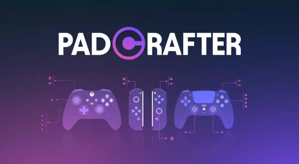 Logo de l'outil PadCrafter permettant de générer des icônes de boutons de manettes personnalisées pour l'UI de jeux vidéo