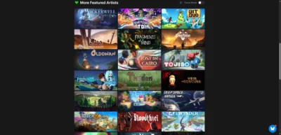 Galerie d'illustrations et de capsules de jeux Steam conçues par des artistes professionnels de l'industrie
